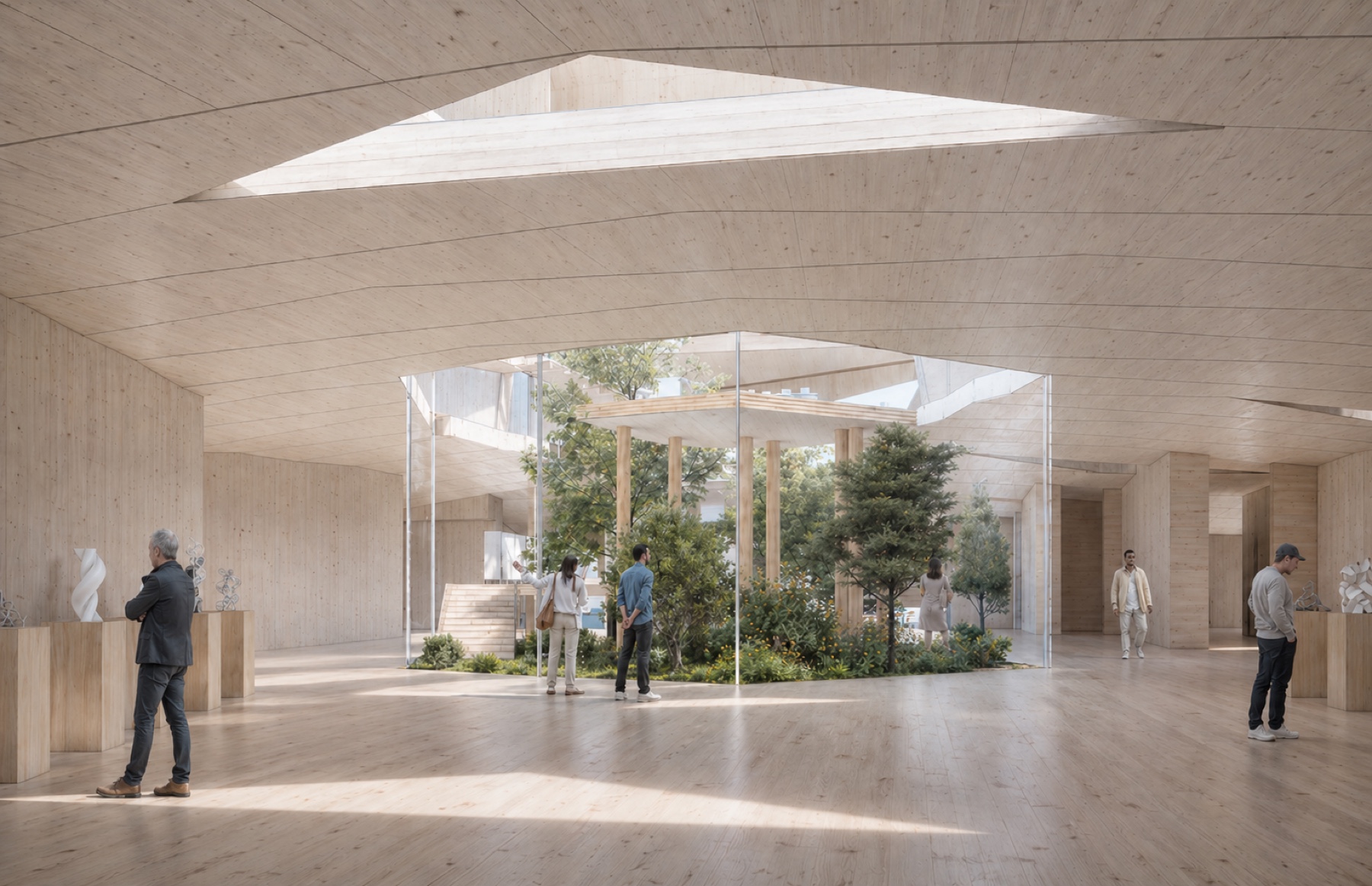 The Carbon Island - Reception Interior