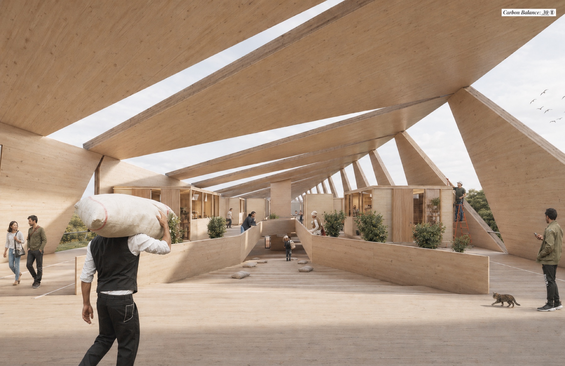 The Carbon Island - Living Quarter Interior